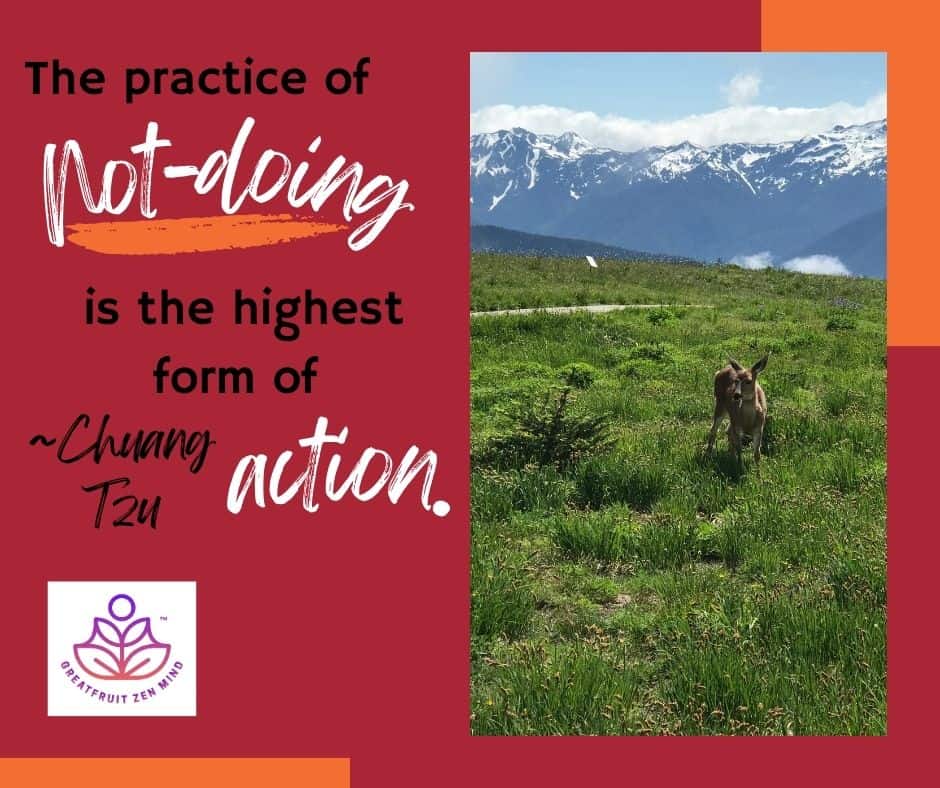 The Subtle Art of Not-Doing