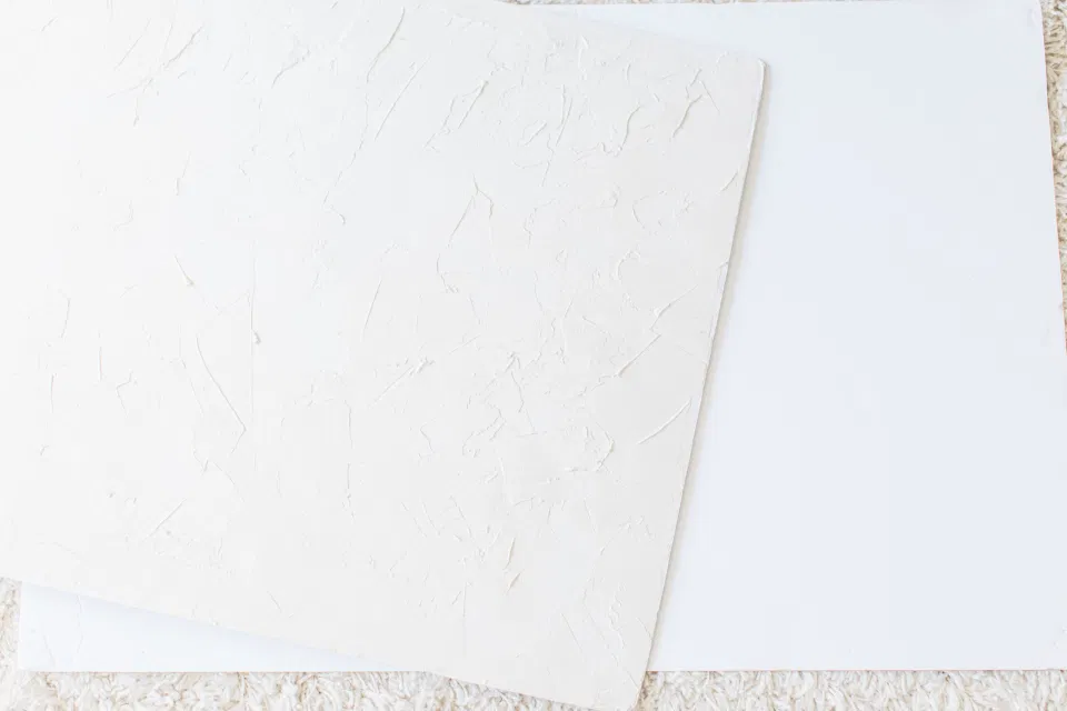 Textured Styling Board - Made with Plaster for the Walls - DIY