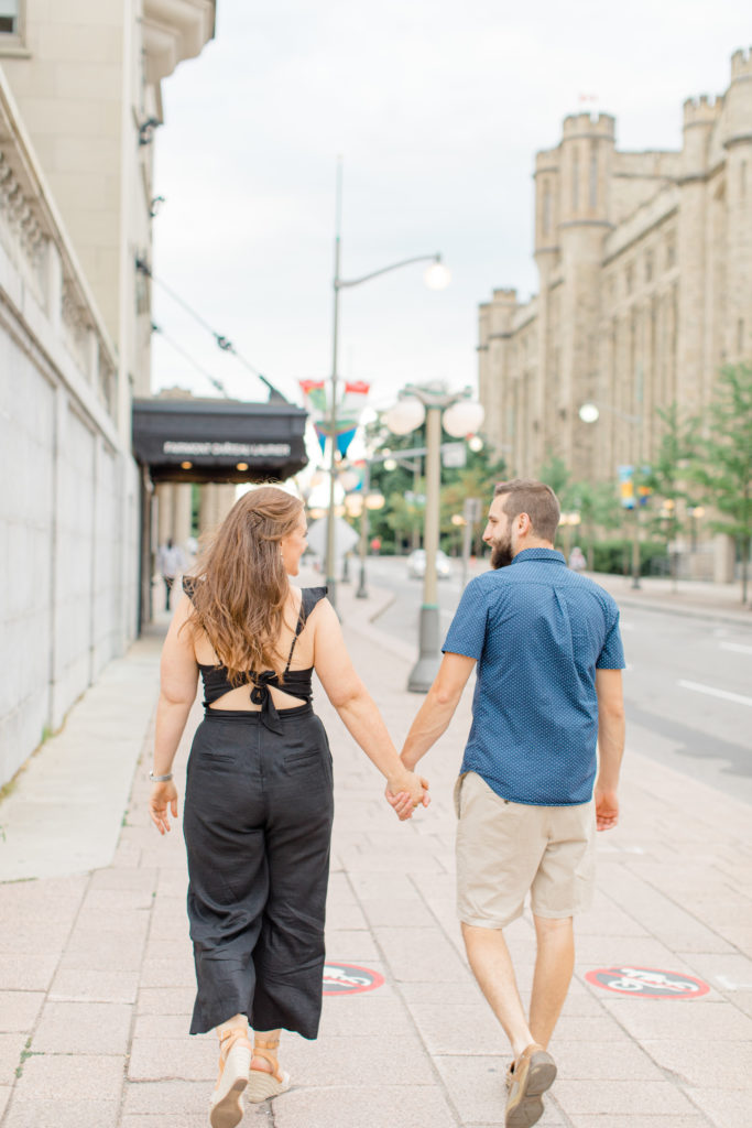 Christine Mitch Downtow Engagement Session Grey Loft Studio 2020 114