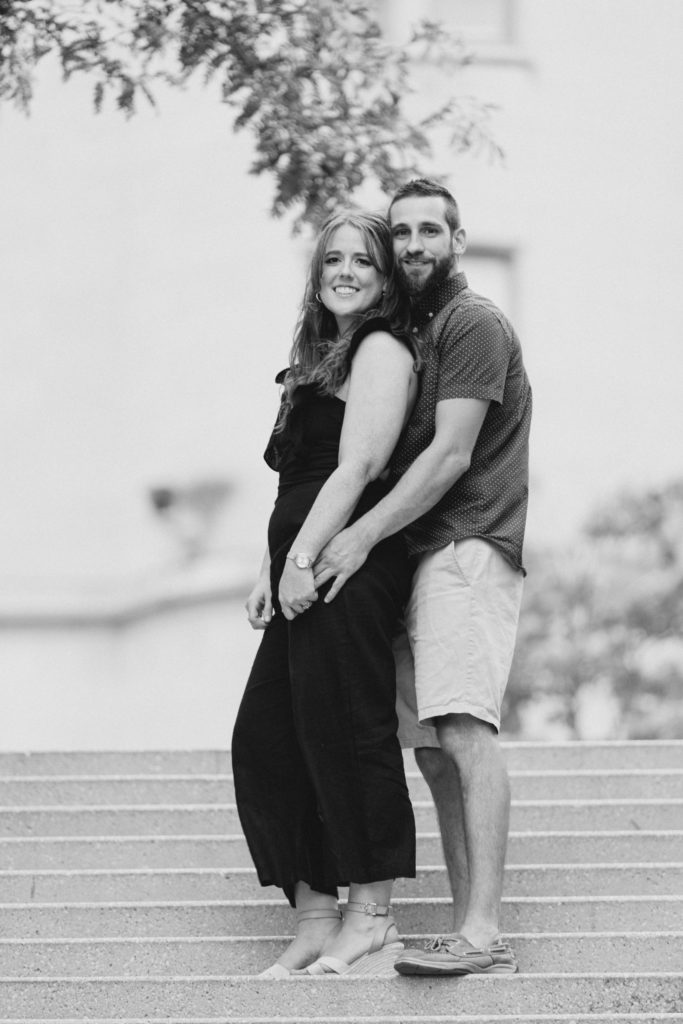 Christine Mitch Downtow Engagement Session Grey Loft Studio 2020 117