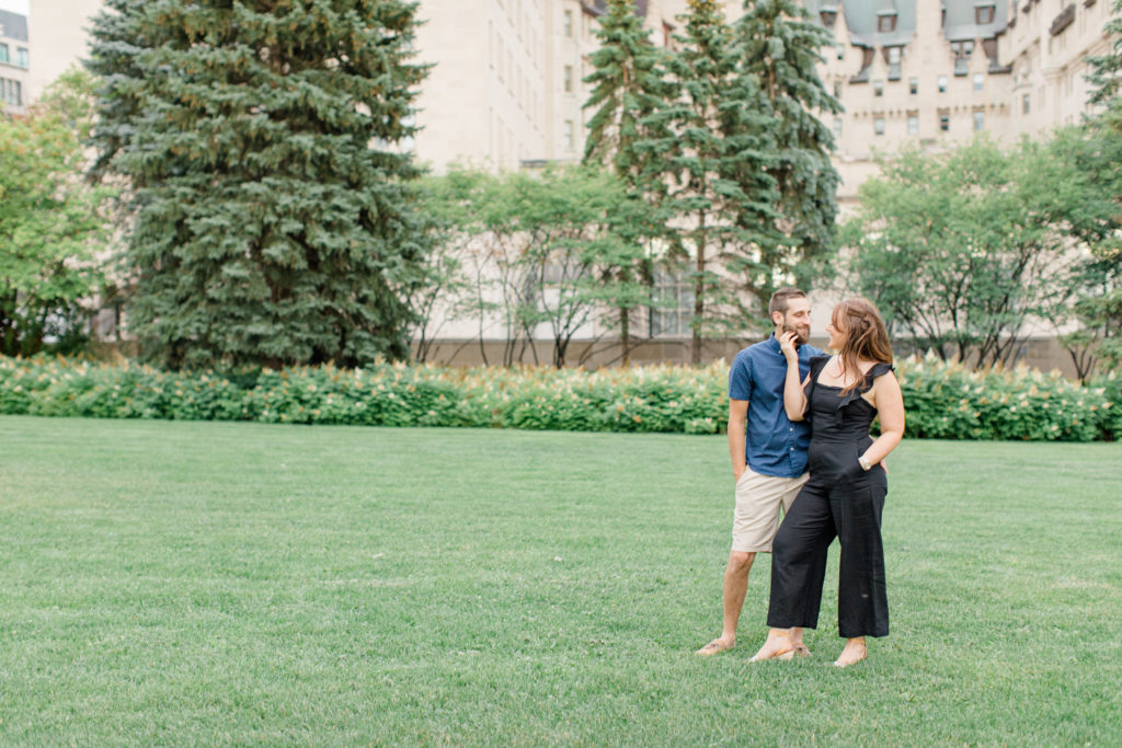 Christine Mitch Downtow Engagement Session Grey Loft Studio 2020