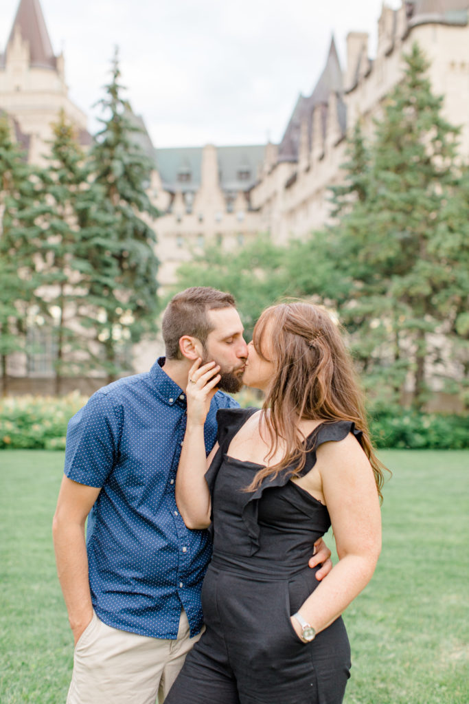 Christine Mitch Downtow Engagement Session Grey Loft Studio 2020