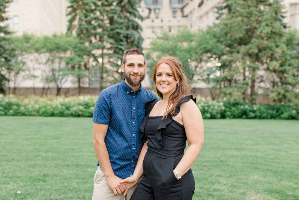 Christine Mitch Downtow Engagement Session Grey Loft Studio 2020