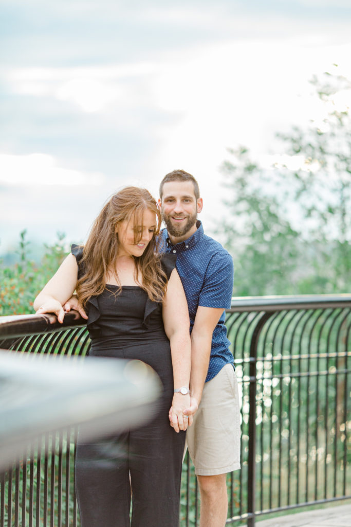 Christine Mitch Downtow Engagement Session Grey Loft Studio 2020