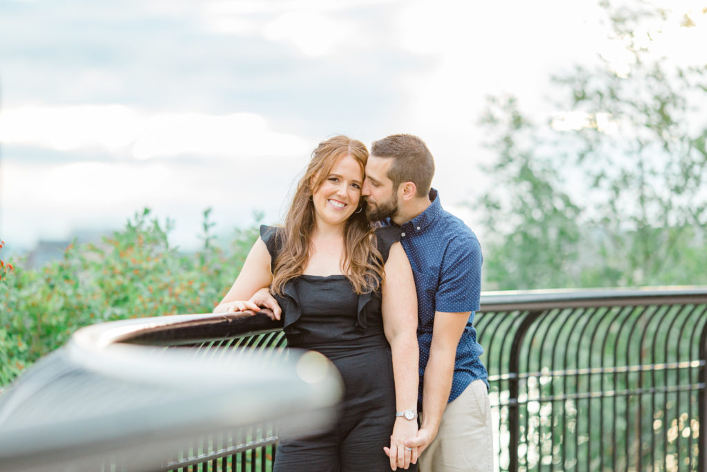 Christine Mitch Downtow Engagement Session Grey Loft Studio 2020