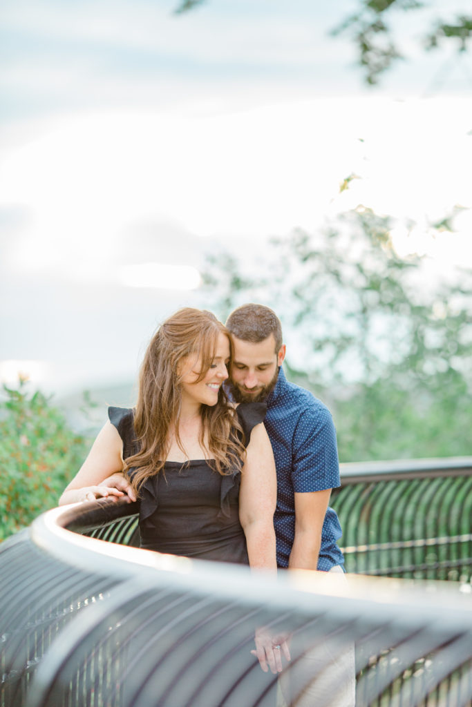 Christine Mitch Downtow Engagement Session Grey Loft Studio 2020