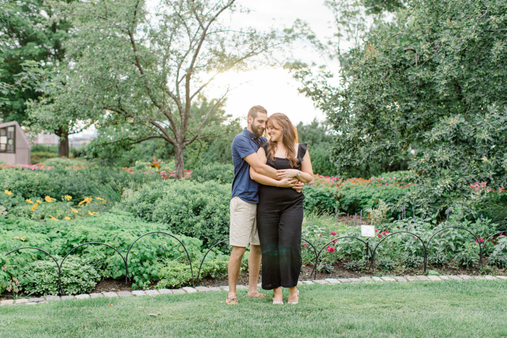 Christine Mitch Downtow Engagement Session Grey Loft Studio 2020
