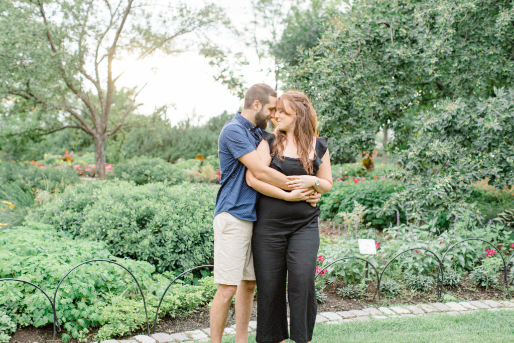 Christine Mitch Downtow Engagement Session Grey Loft Studio 2020