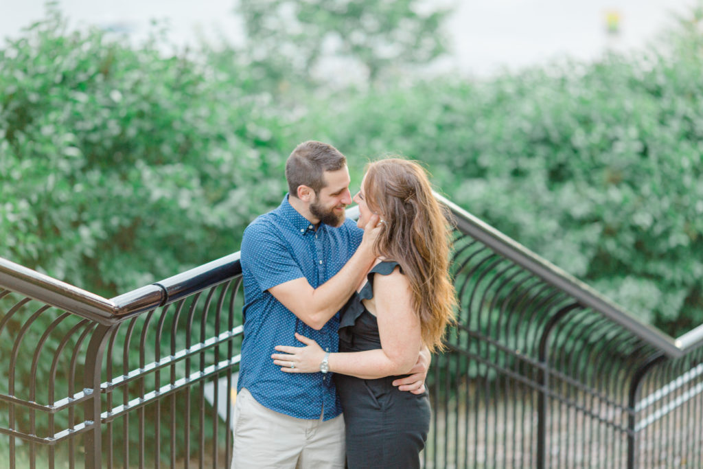 Christine Mitch Downtow Engagement Session Grey Loft Studio 2020