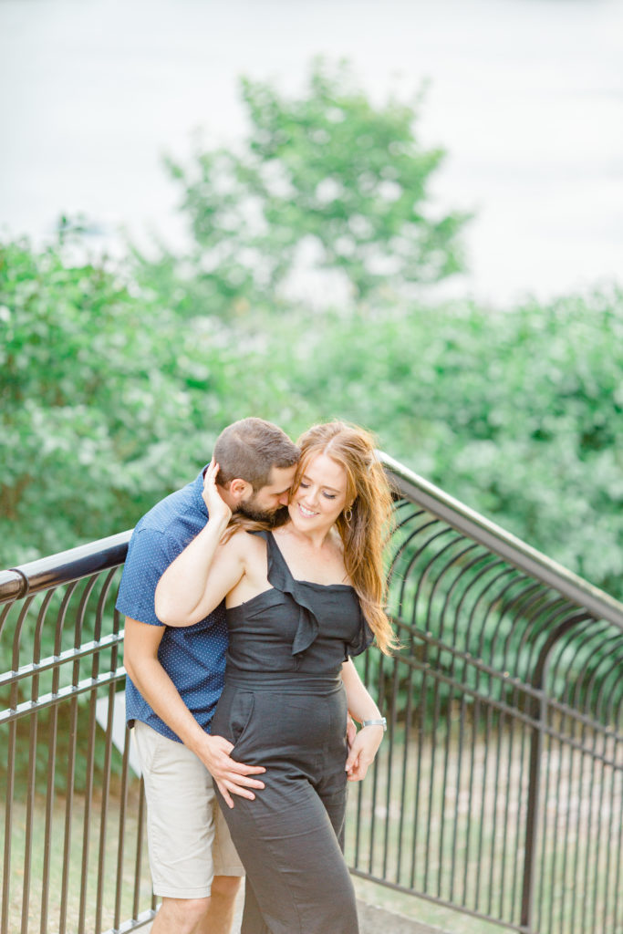Christine Mitch Downtow Engagement Session Grey Loft Studio 2020