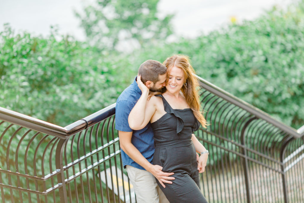 Christine Mitch Downtow Engagement Session Grey Loft Studio 2020