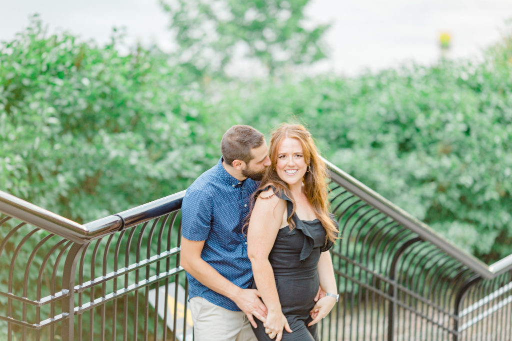 Christine Mitch Downtow Engagement Session Grey Loft Studio 2020