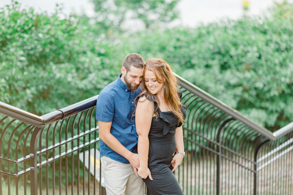 Christine Mitch Downtow Engagement Session Grey Loft Studio 2020