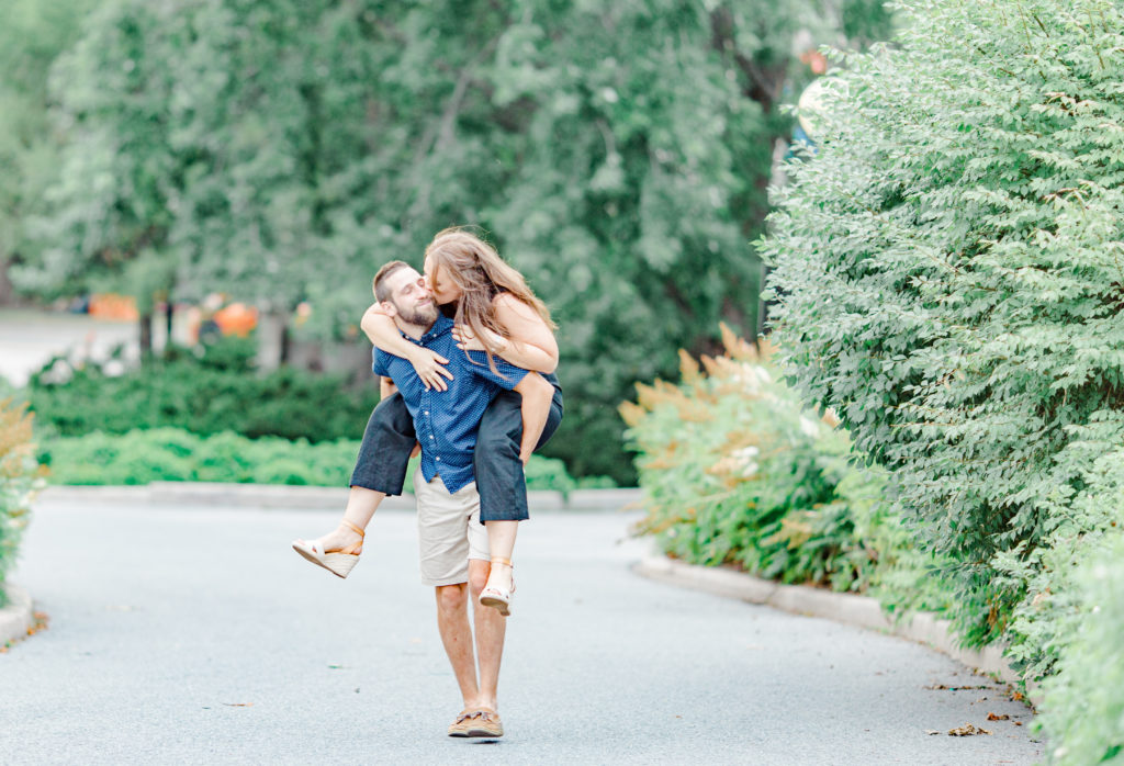 Christine Mitch Downtow Engagement Session Grey Loft Studio 2020