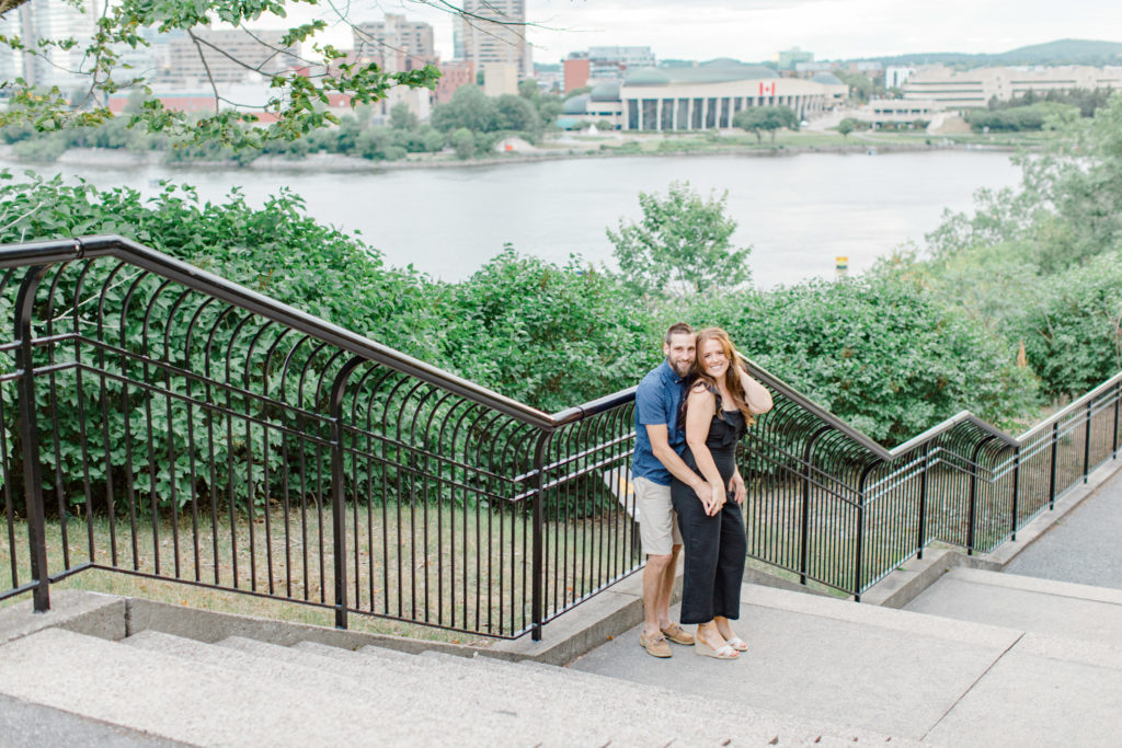 Christine Mitch Downtow Engagement Session Grey Loft Studio 2020