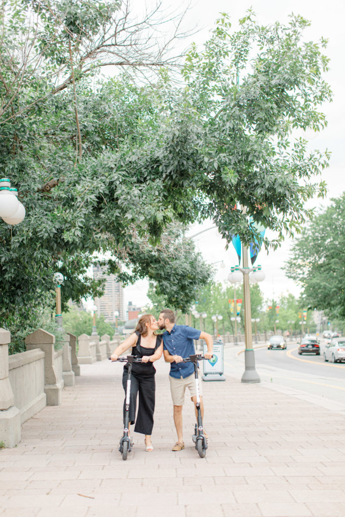 Christine Mitch Downtow Engagement Session Grey Loft Studio 2020
