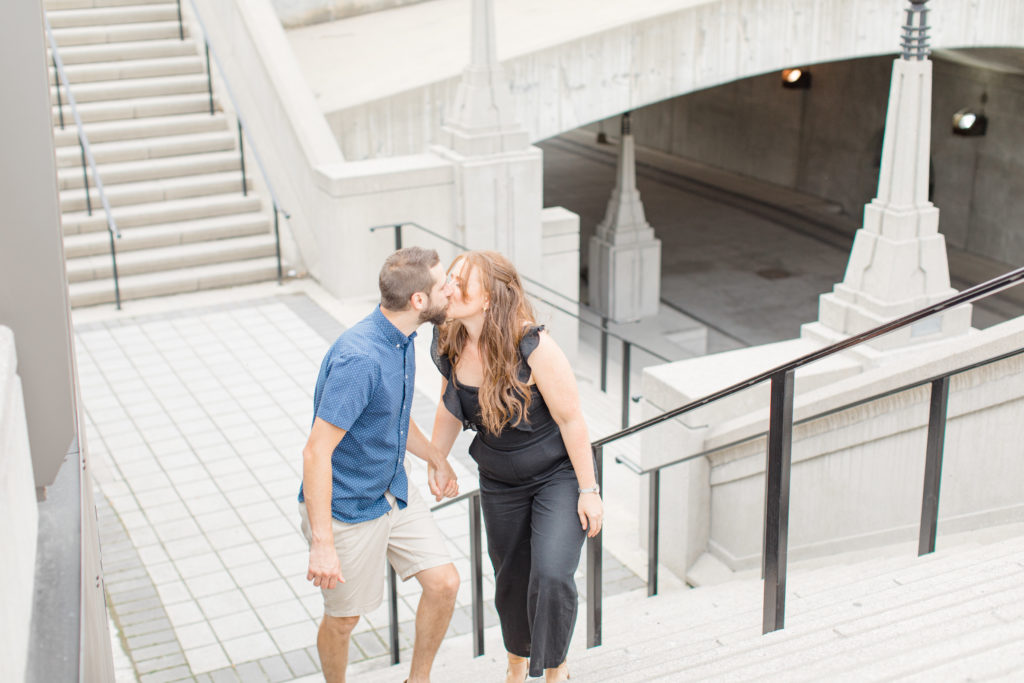 Christine Mitch Downtow Engagement Session Grey Loft Studio 2020 18