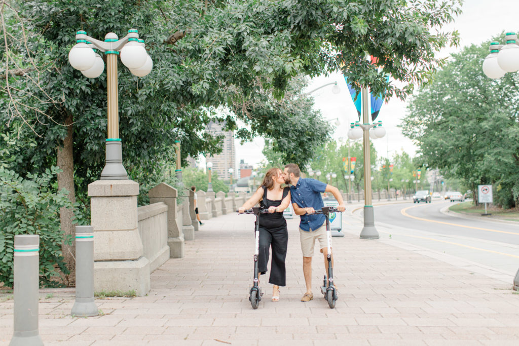 Christine Mitch Downtow Engagement Session Grey Loft Studio 2020