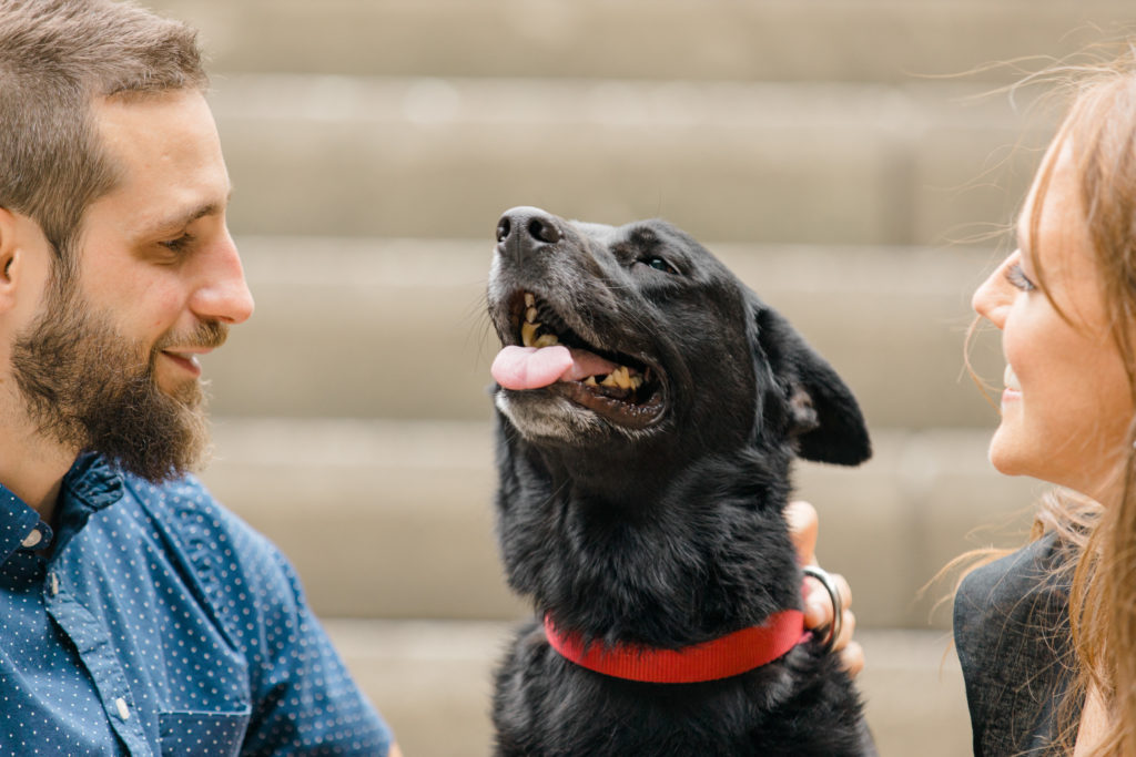 Christine Mitch Downtow Engagement Session Grey Loft Studio 2020 33
