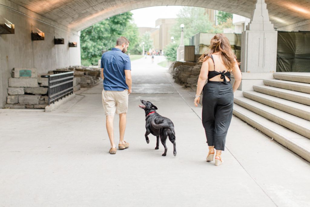 Christine Mitch Downtow Engagement Session Grey Loft Studio 2020 57