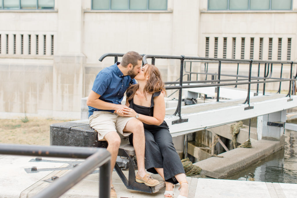 Christine Mitch Downtow Engagement Session Grey Loft Studio 2020 59