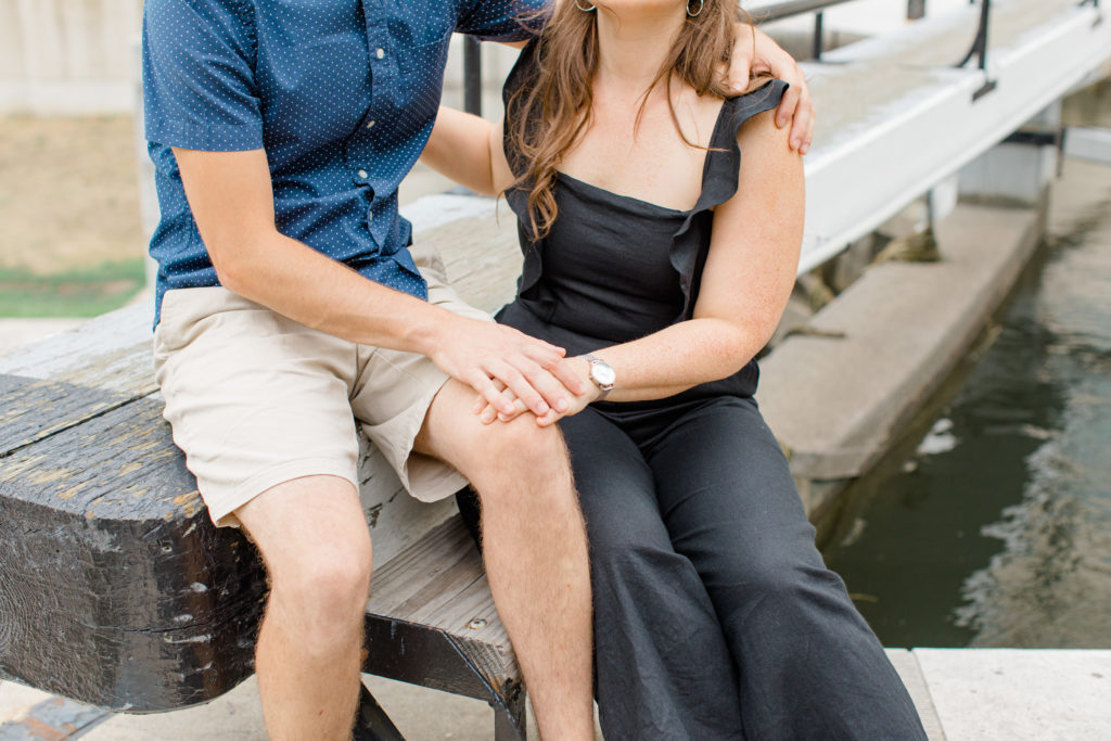 Christine Mitch Downtow Engagement Session Grey Loft Studio 2020 62