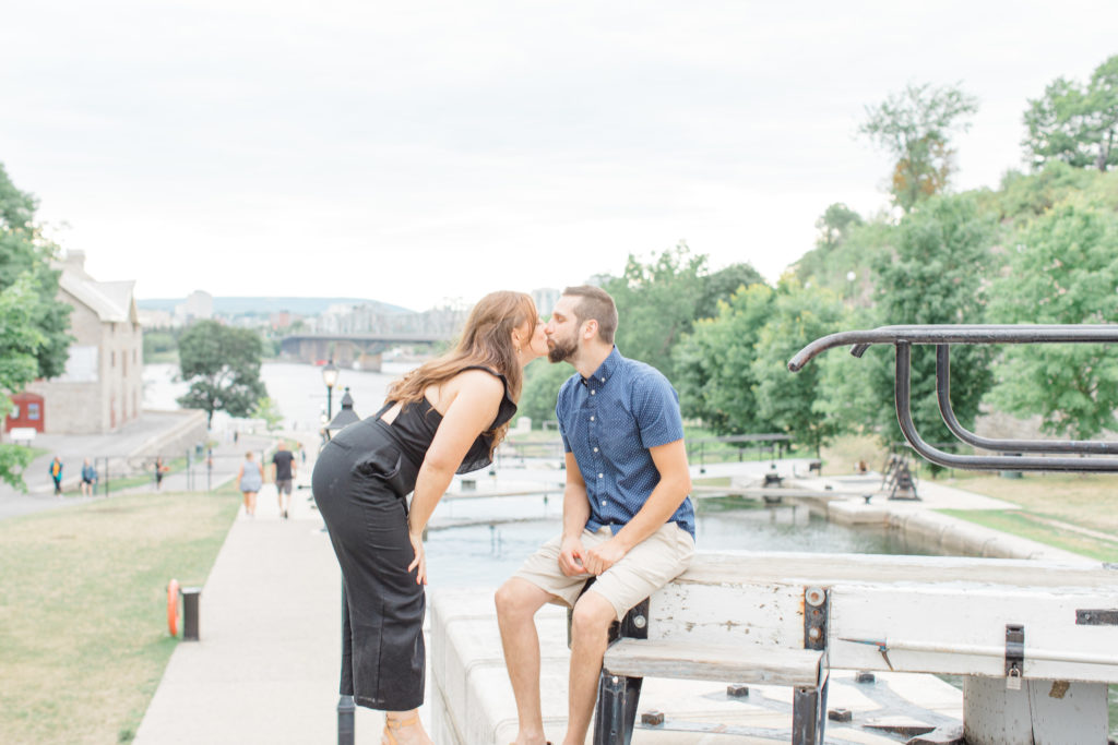 Christine Mitch Downtow Engagement Session Grey Loft Studio 2020 64