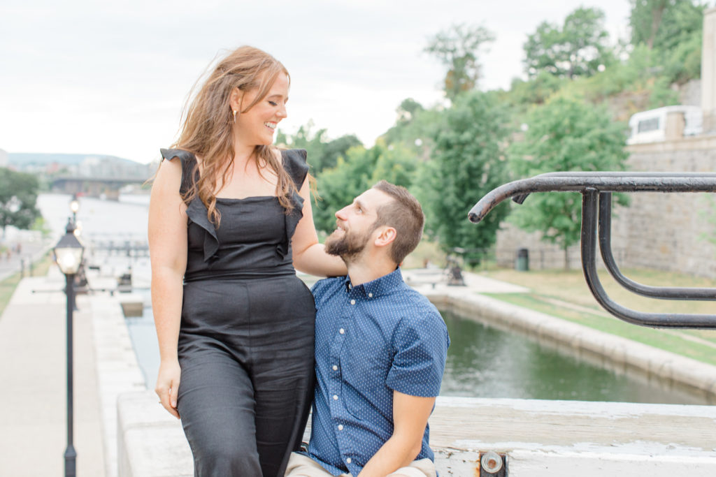 Christine Mitch Downtow Engagement Session Grey Loft Studio 2020 71