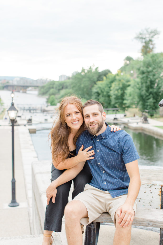 Christine Mitch Downtow Engagement Session Grey Loft Studio 2020 78