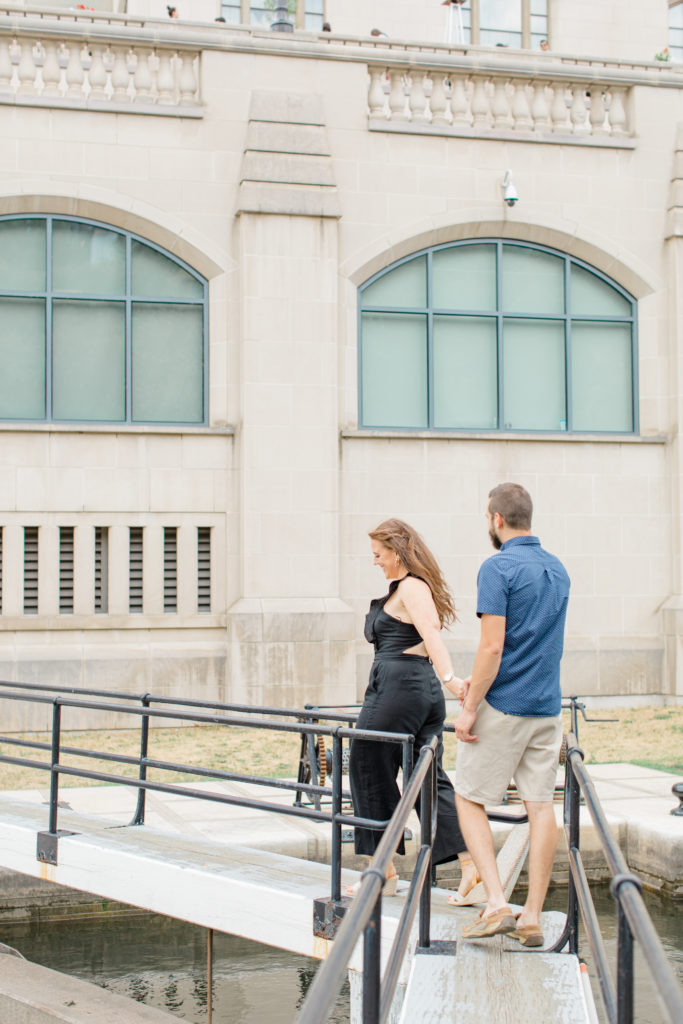 Christine Mitch Downtow Engagement Session Grey Loft Studio 2020 84