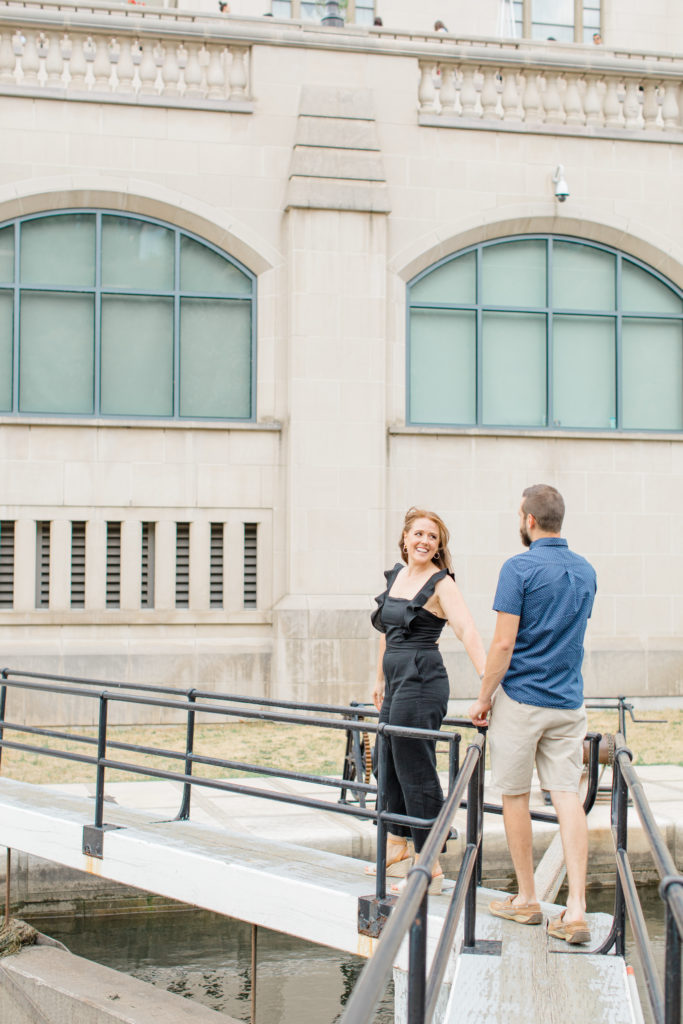 Christine Mitch Downtow Engagement Session Grey Loft Studio 2020 85