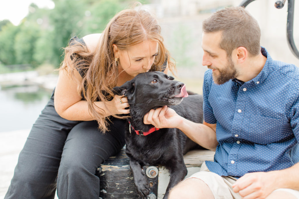 Christine Mitch Downtow Engagement Session Grey Loft Studio 2020 92