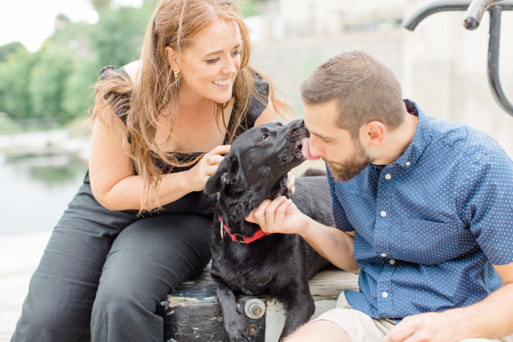 Christine Mitch Downtow Engagement Session Grey Loft Studio 2020 93