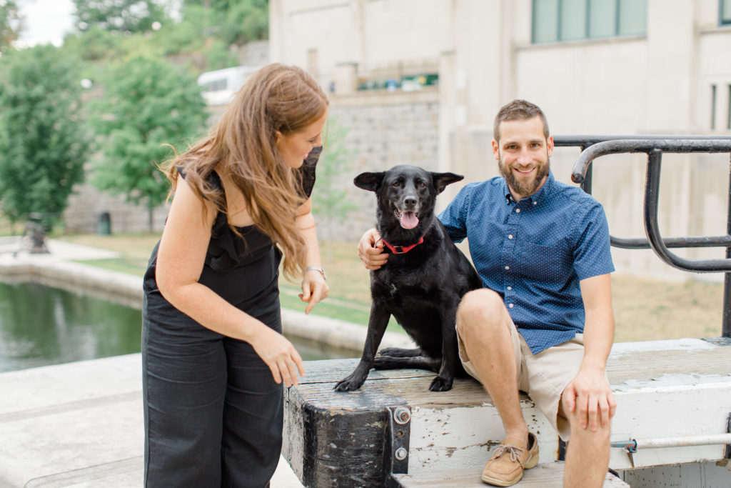 Christine Mitch Downtow Engagement Session Grey Loft Studio 2020 96