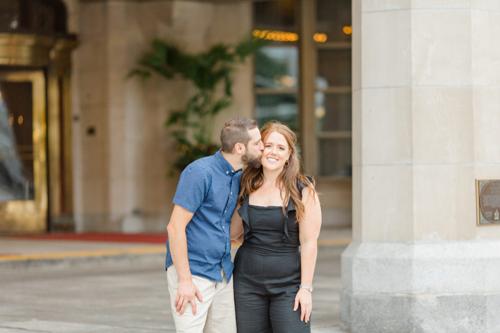 Christine Mitch Downtow Engagement Session Grey Loft Studio 2020 98