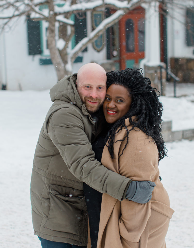 Tremblant Winter Mountainside Engagement Session Grey Loft Studio Tremblant Village 148
