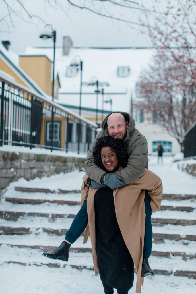 Tremblant Winter Mountainside Engagement Session Grey Loft Studio Tremblant Village 231