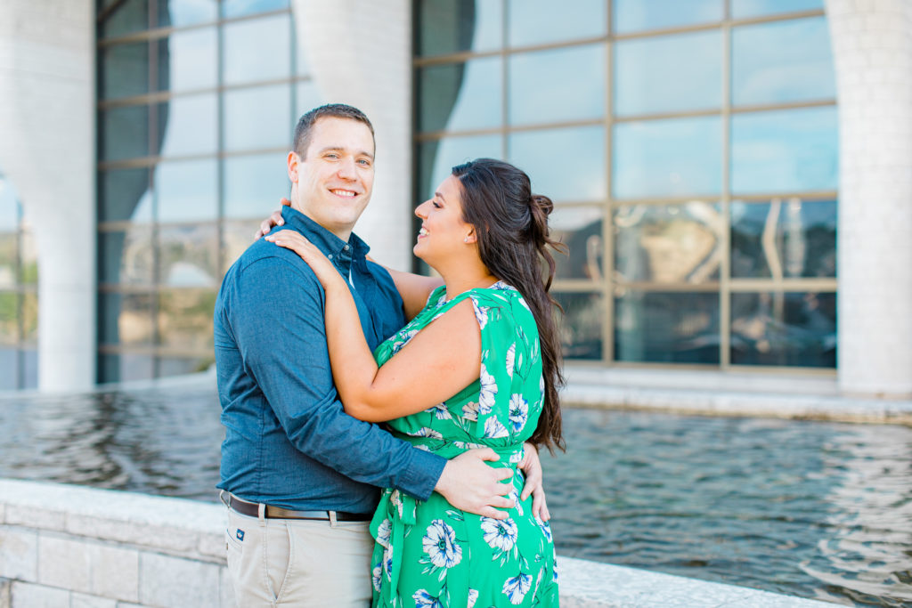 Corinne Barrette Engagement Session Grey Loft Studio