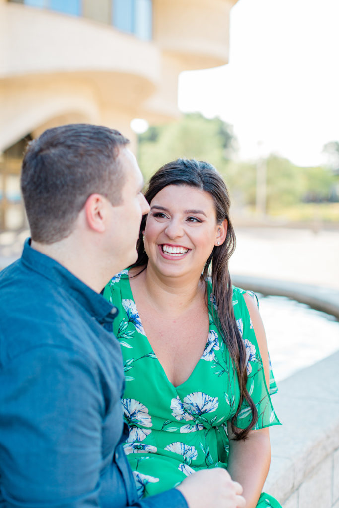 Corinne Barrette Engagement Session Grey Loft Studio
