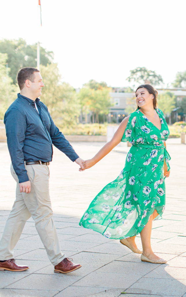 Corinne Barrette Engagement Session Grey Loft Studio