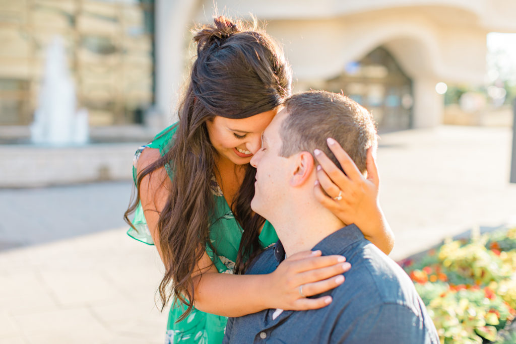 Corinne Barrette Engagement Session Grey Loft Studio