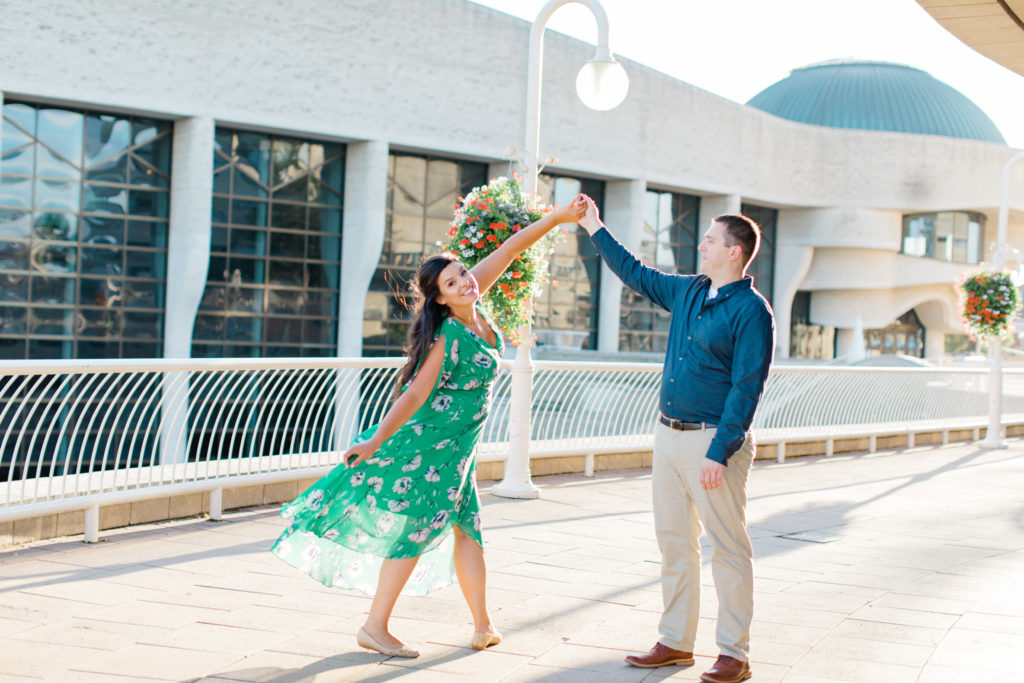 Corinne Barrette Engagement Session Grey Loft Studio 68