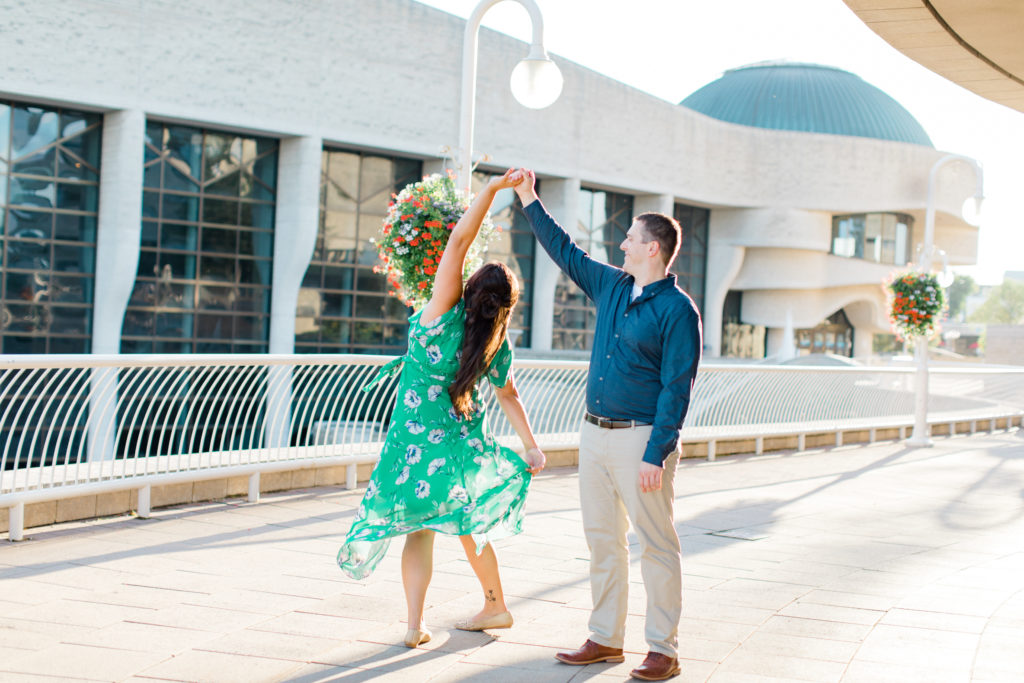 Corinne Barrette Engagement Session Grey Loft Studio 69