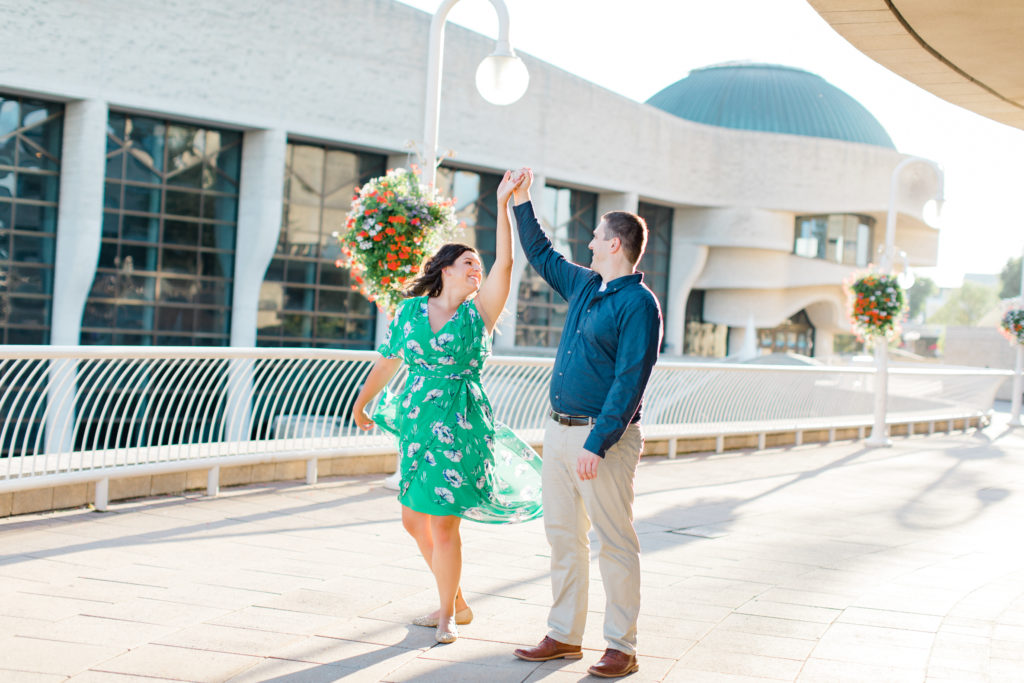 Corinne Barrette Engagement Session Grey Loft Studio 70
