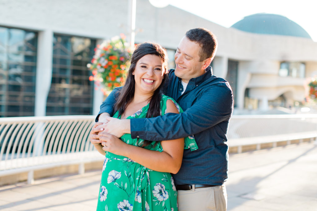 Corinne Barrette Engagement Session Grey Loft Studio