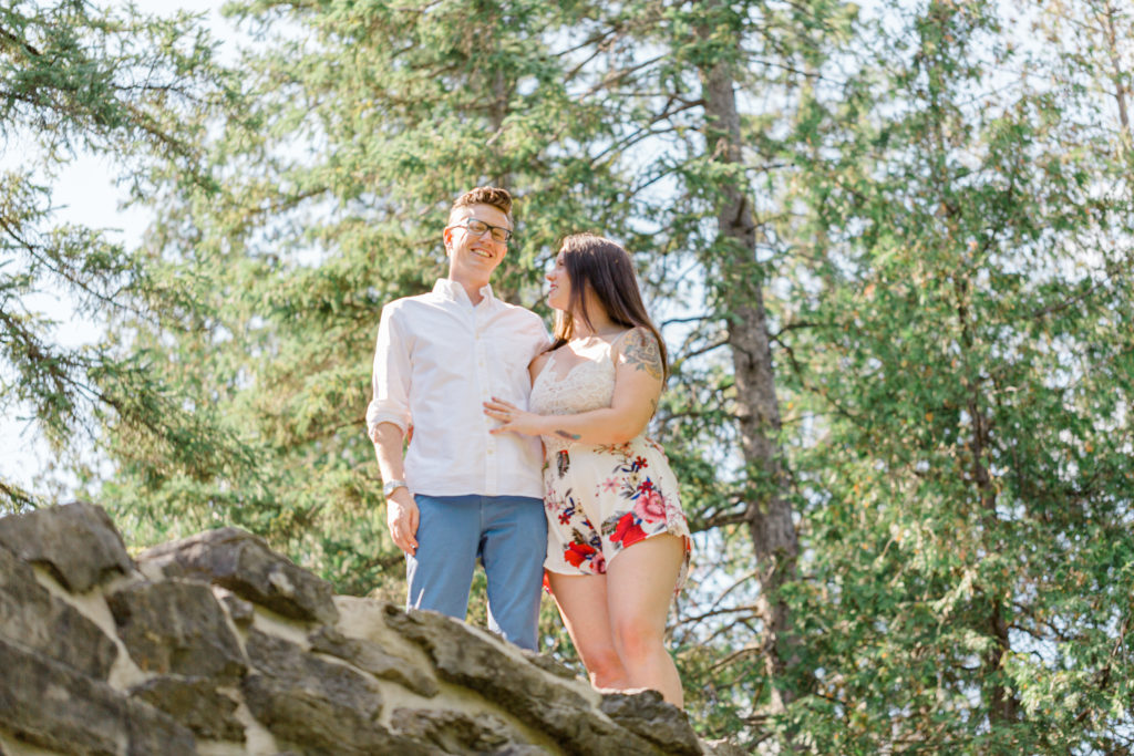 Kim Scanlon Engagement Lime Kiln Trail Grey Loft Studio