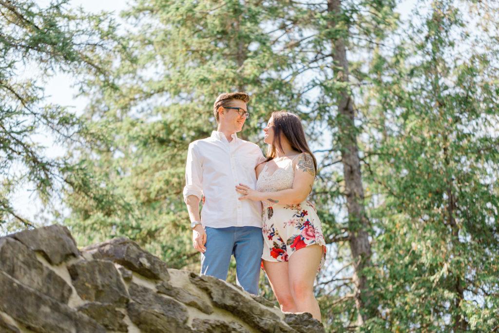Kim Scanlon Engagement Lime Kiln Trail Grey Loft Studio