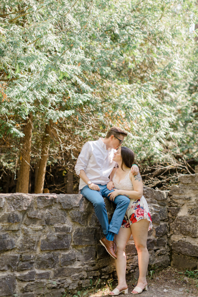 Kim Scanlon Engagement Lime Kiln Trail Grey Loft Studio