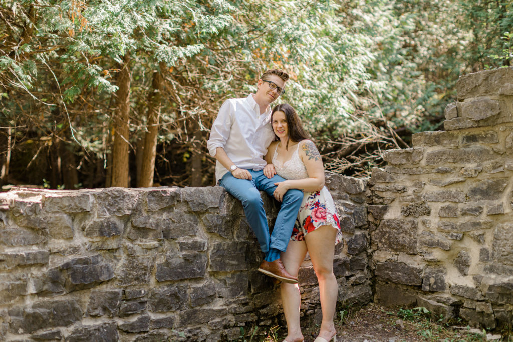 Kim Scanlon Engagement Lime Kiln Trail Grey Loft Studio