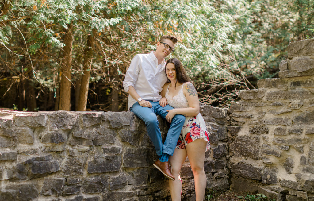 Kim Scanlon Engagement Lime Kiln Trail Grey Loft Studio
